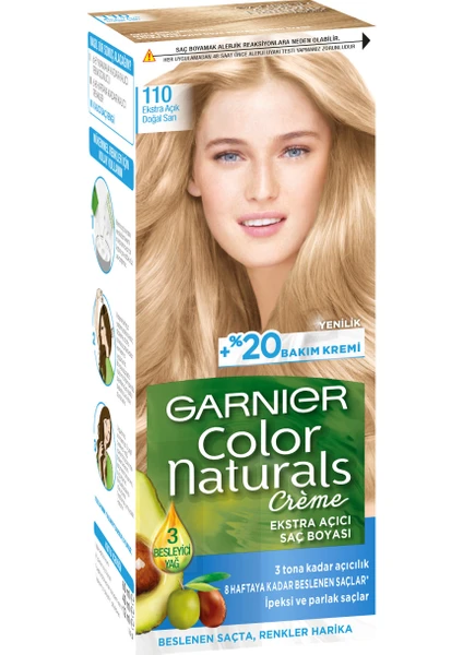 Color Naturals 110 - Ekstra Açık Doğal Sarı Saç Boyası