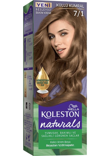 Koleston Naturals Saç Boyası 7/1 Küllü Kumral
