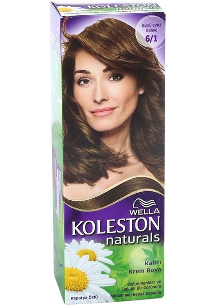 Koleston Naturals Saç Boyası 6/1 Büyüleyici Kahve