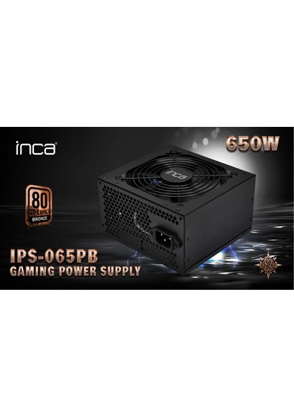 INCA IPS-065PB 650W 80+ Bronze Power Supply