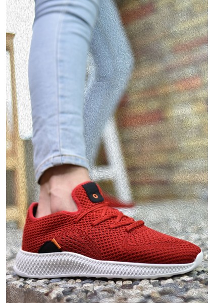 Kırmızı Erkek Sneaker 0012461