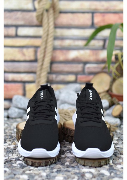 Siyah Beyaz Erkek Sneaker 00122051