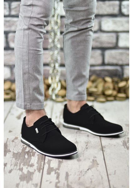 Siyah Beyaz Erkek Casual 0012211