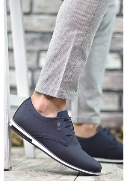 Lacivert Beyaz Erkek Casual 0012211