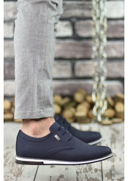 Lacivert Beyaz Erkek Casual 0012211