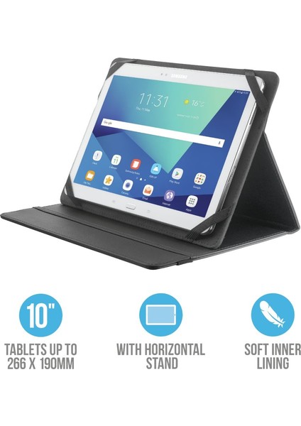 20058 Primo Folio 10" Tablet Kılıfı Siyah