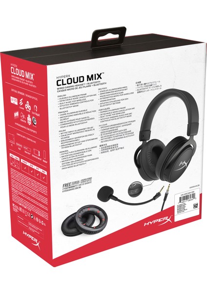 HyperX Cloud MIX Bluetooth Oyuncu Kulaklık HX-HSCAM-GM