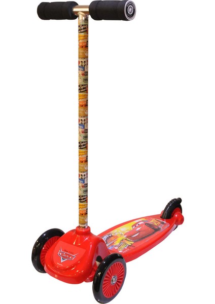 Disney Cars 3 Tekerlekli Frenli Twistable Çocuk Scooter