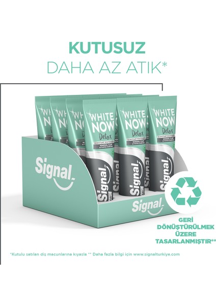 White Now Detox Hindistan Cevizi Özlü Diş Macunu 75 ML