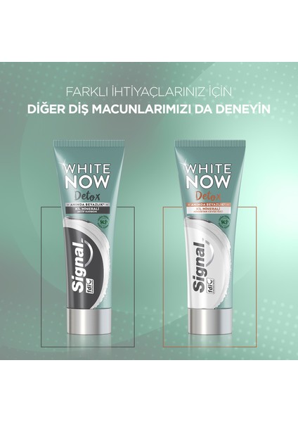 White Now Detox Hindistan Cevizi Özlü Diş Macunu 75 ML