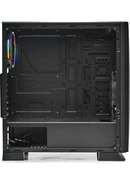 Raider 400W 3x12cm RGB Fanlı, Tempered Glass Cam Panel, USB 3.0 Bilgisayar Kasası (DKCHRAIDER400)