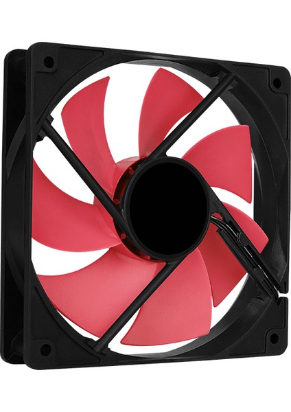 Force 12 cm PWM 4Pin Kırmızı Sessiz Fan (AE CFFR120PRD)