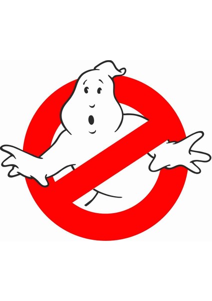 Ghost Busters Sticker - 20062 Renkli 12 x 10 cm