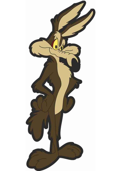 Coyote Sticker - 23027 Renkli 15 x 6 cm
