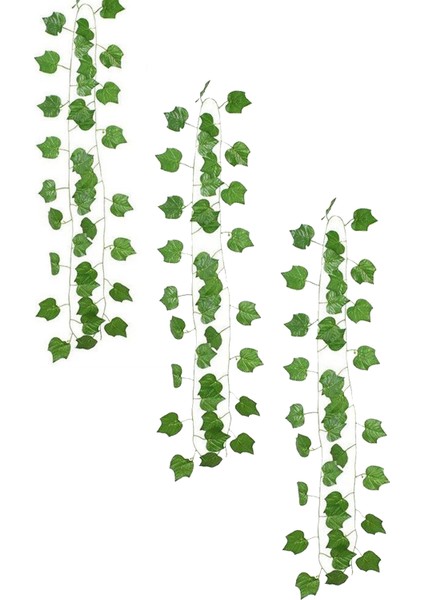 Yapay Sarmaşık Üçgen Yaprak 230 Cm 3 Adet, Yapay Asma Yaprağı