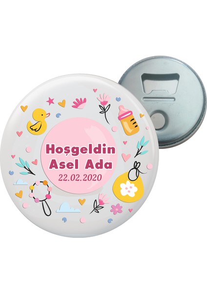 Hoşgeldin Bebek Magnet Açacak - 10 Adet 022