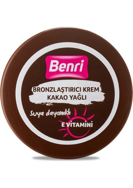 Bronzlaştırıcı Krem Kakao Yağlı 100 ml