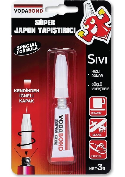 Süper Japon Yapıştırıcı 3Gr.