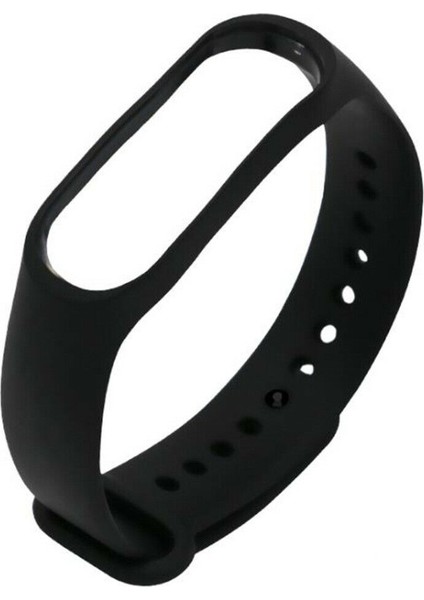 Mi Band 4 Kordon Silikon Kayış Siyah