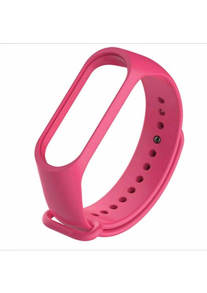 Xiaomi Mi Band 3 Kordon Silikon Kayış Pembe
