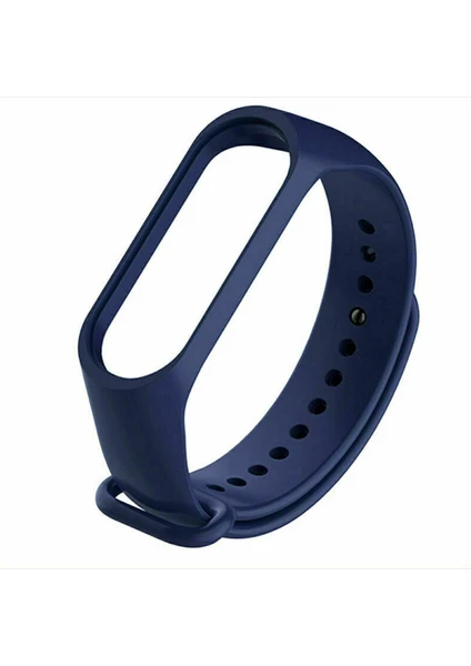 Xiaomi Mi Band 4 Kordon Silikon Kayış Lacivert