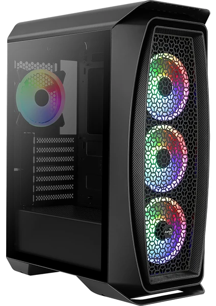 Aero One Duo Cam Yan Panel 4x12cm ARGB Adreslenebilir RGB Fanlı - USB 3.0 Pencereli ATX Oyuncu Kasası (AE - AERO1D)