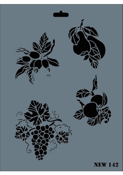 New Seri N-142 Stencil 35x25 cm