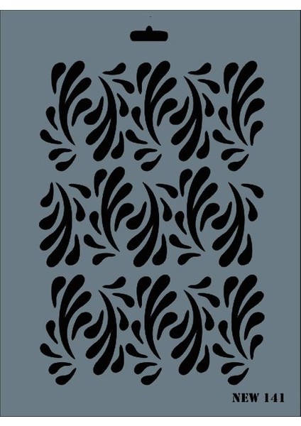 New Seri N-141 Stencil 35x25 cm