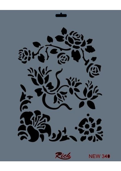 New Seri N-340 Stencil 35x25 cm