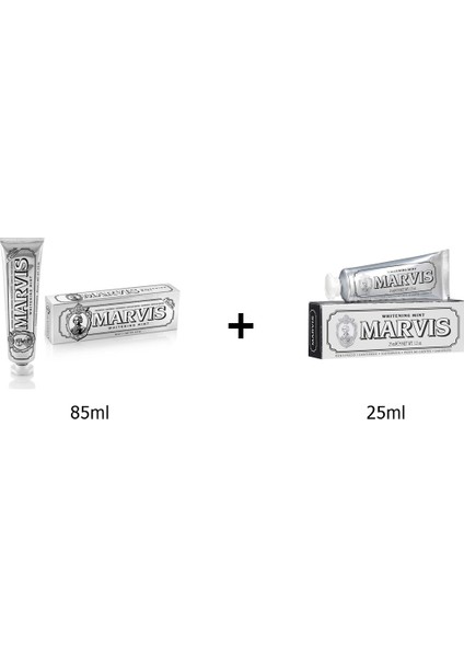 Ikisi Bir Arada Marvis 85 ml ve 25 ml Diş Macunu fiyatları