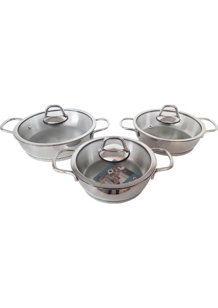 Defne Sahan 16-18-20 Tencere Set