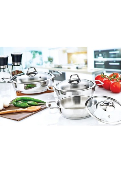 Defne Sahan 16-18-20 Tencere Set