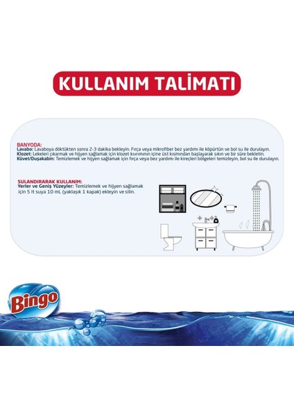 Oksijen Çamaşır Suyu 1852 ml Okaliptüs 6'lı