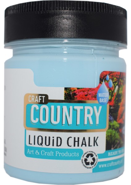 Country Eskitme Pudrası Hobi Boyası 120 cc 7103 Mavi