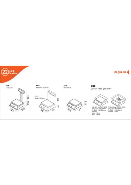 Ege LED r Hesaplamalı Terazi30 kg x 5 / 10 g fiyatları