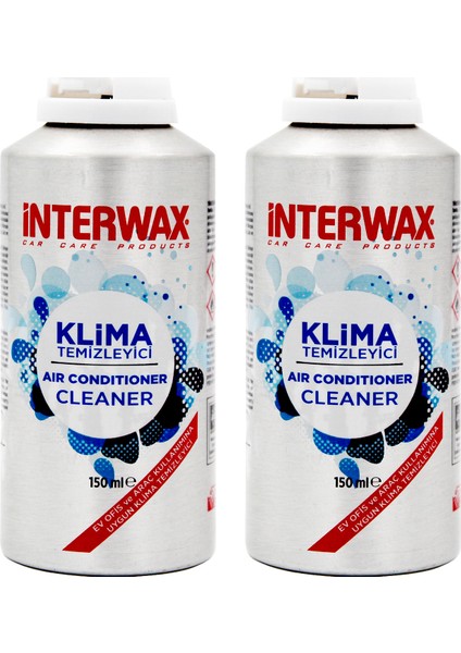 Interwax Limon Kokulu Klima Temizleyici Klima Bombası 150 ml (2 Adet)