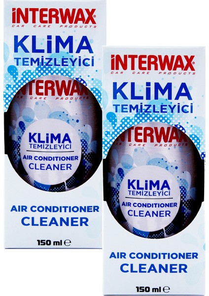 Interwax Limon Kokulu Klima Temizleyici Klima Bombası 150 ml (2 Adet)