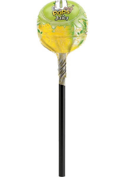 Juıcy - Meyve Sulu Limon-Ahududu, Limon-Elma, Limon-Şeftali Aromalı Lolipop(20G X 24 Adet)