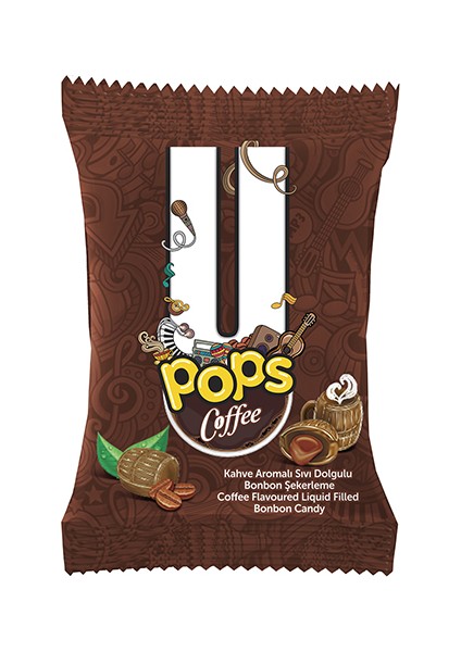 Coffee - Kahve Aromalı Sıvı Dolgulu Bonbon Şekerleme (5G X 200 Adet)