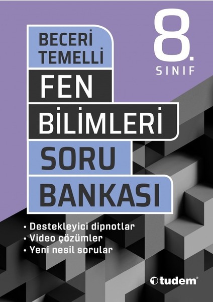 Tudem Yayınları 8. Sınıf Fen Bilimleri Beceri Temelli Soru Bankası