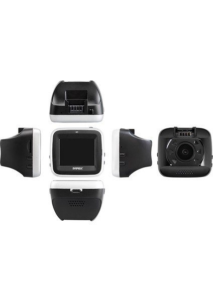 Evercar X18 1,5 Tft Ekran 2.0mp 147,5° Geniş Açı G-Sensor 1080P Araç İçi Kamera