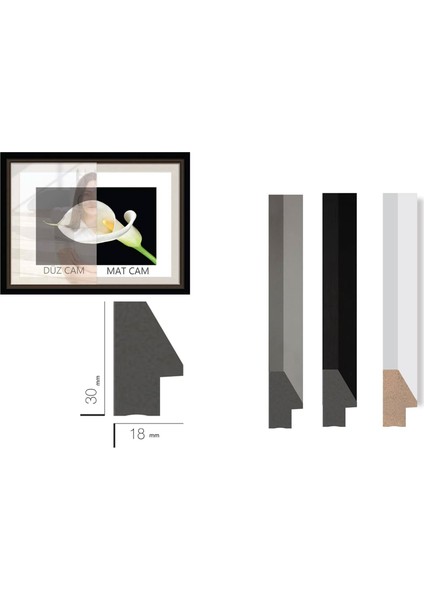 Üçlü Çerçeveli Poster Seti Minimalist 1