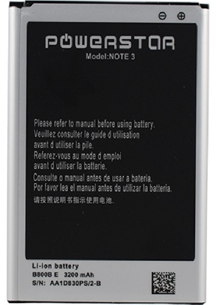 Samsung N9000 / N9005 Note 3 Batarya (B800BE)