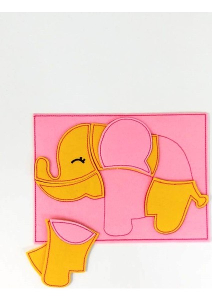 Keçe Puzzle Oyunu Fil