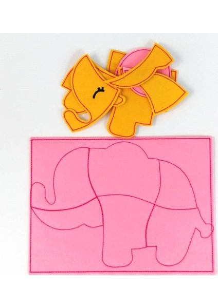 Keçe Puzzle Oyunu Fil fiyatları