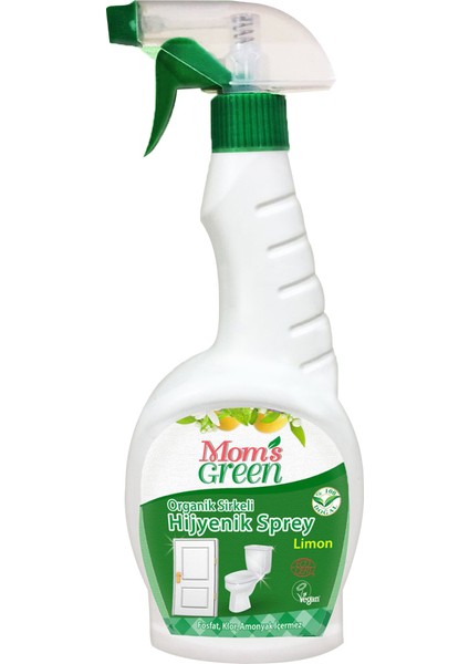 Organik Sirkeli Hijyenik Sprey Limonlu 750 ml