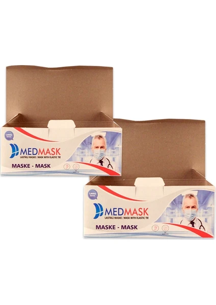 Mask Tek Kullanımlık 3 Katlı Telli Cerrahi Maske 50 Adet