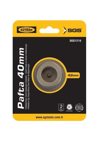 Sgs 1216 Boru Paftası 40 Mm