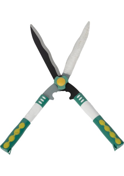 Ekonomik Çim Ve Ot Kesme Makası Fiber Saplı Dalgalı Bıçaklı