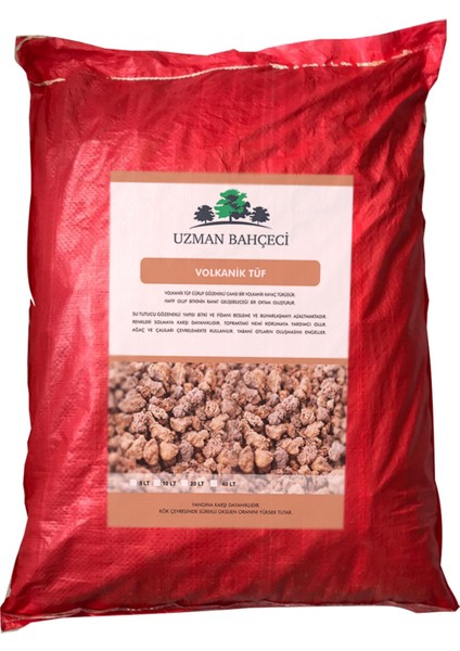 Volkanik Tüf Cüruf Taşı Lav Taşı 20 Lt